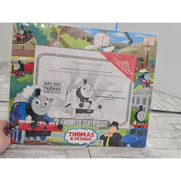 Thomas Tank Engine Engineer Certificate/Photo Frame Go‎ Go Thomas Tour - Picture 1 of 8